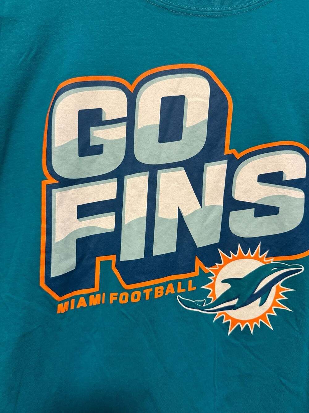 Fanatics Miami Dolphins 'Go Fins' Hometown Collection Graphic T-Shirt - Picture 2 of 4
